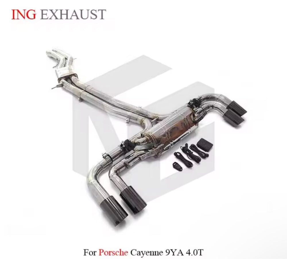 ★ING★ カイエン 9YA 9YB 可変バルブ マフラー エキゾースト ポルシェ PORSCHE GTS ターボ