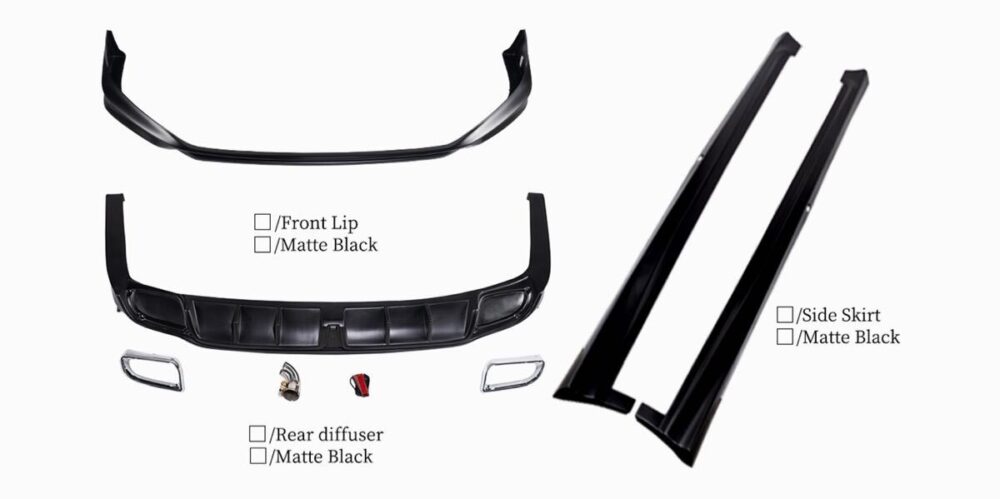 ★YOFER★ レクサス ES 10系 ボディキット ディフューザー バンパー マフラー リップ スポイラー グリル TRD モデリスタ ②