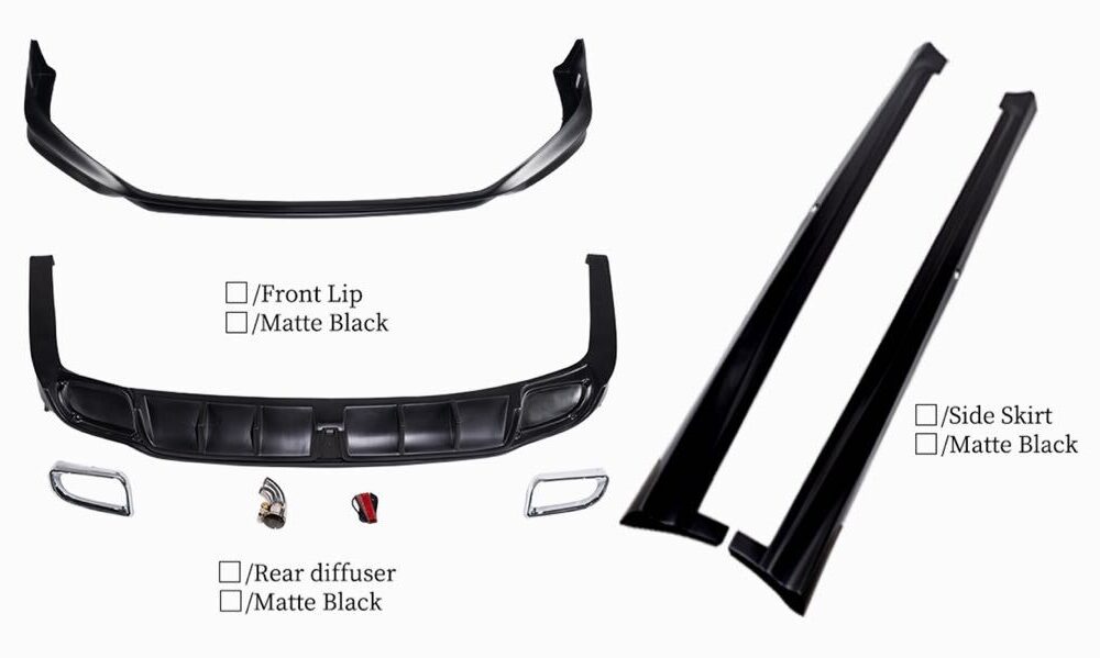 ★YOFER★ レクサス ES 10系 ボディキット ディフューザー バンパー マフラー リップ スポイラー グリル TRD モデリスタ ②