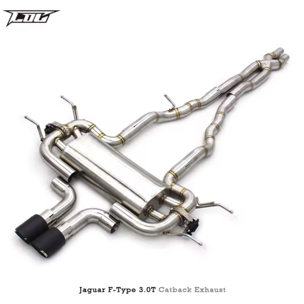 ★C.O.C★ Fタイプ 3.0 可変バルブ ハイパフォーマンスエキゾースト マフラー パイプ 中間 f-type 2.0 R P300 ジャガー