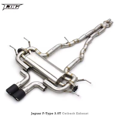 ★C.O.C★ Fタイプ 3.0 可変バルブ ハイパフォーマンスエキゾースト マフラー パイプ 中間 f-type 2.0 R P300 ジャガー