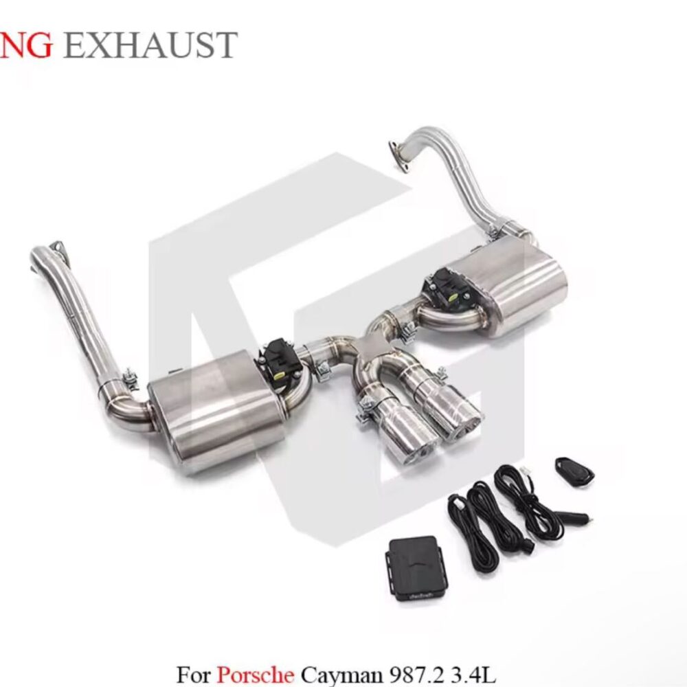 ★ING★ 987 ケイマン 可変バルブ マフラー エキゾースト ポルシェ PORSCHE 後期 987.2 3.4 S