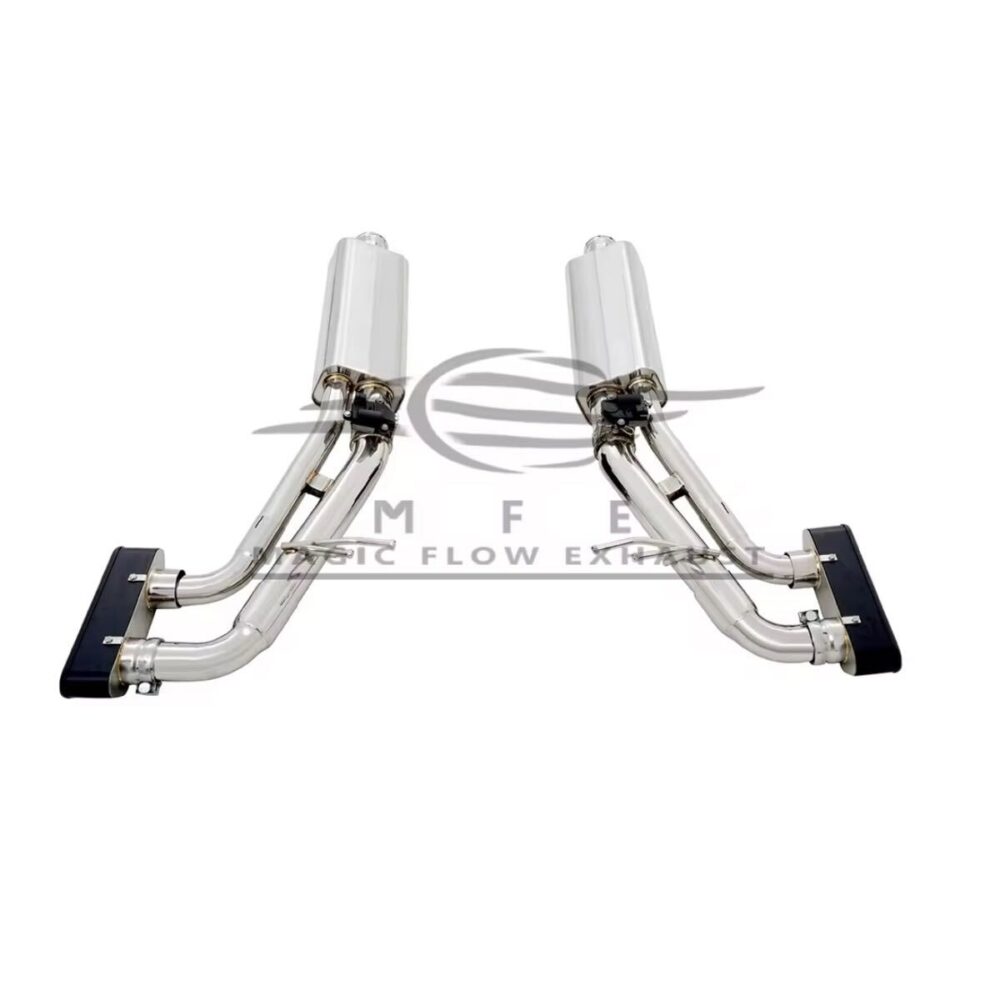 91699f0a33283be_1200_1182.jpg ★MFE★ W463A W464 G550 可変バルブ マフラー エキゾースト 中間 パイプ ディフューザー リアピース ダウンパイプ 可変マフラー ②