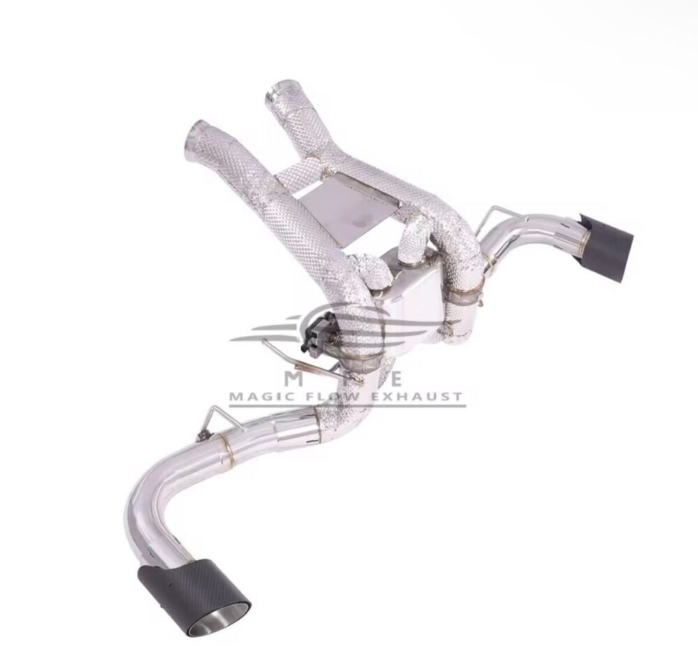 ★MFE★ マクラーレン 570S 可変バルブ マフラー エキゾースト 中間 パイプ ディフューザー リアピース 可変マフラー