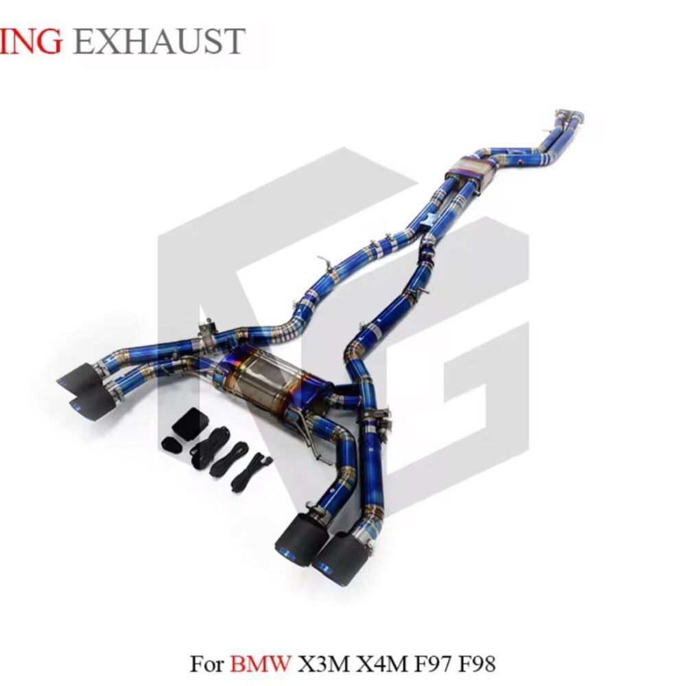 ★ING★ チタン X3M X4M F97 F98 可変バルブ マフラー エキゾースト BMW 可変マフラー