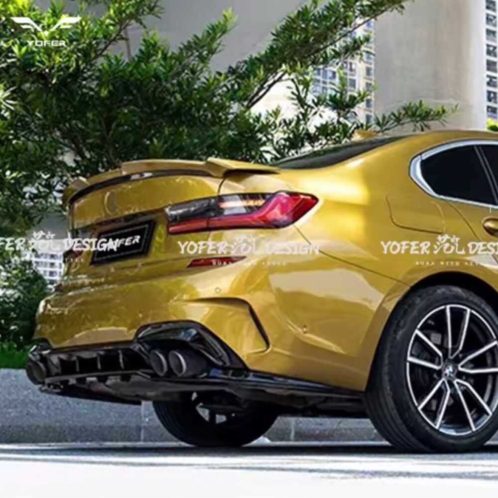 93699ebbaa69f2e_1200_1176.jpg ★YOFER★ BMW G20 21 3シリーズ ウイング スポイラー トランク ディフューザー バンパー マフラー リップ グリル 320i 320d m340i