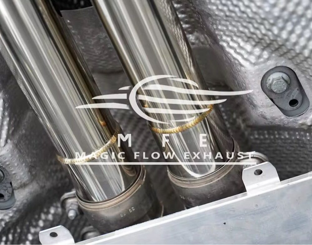 94699f0a4bb275c_1200_787.jpg ★MFE★ A6 A7 C8 S6 S7 ルック 可変バルブ マフラー エキゾースト 中間 パイプ ディフューザー リアピース ダウンパイプ 可変マフラー