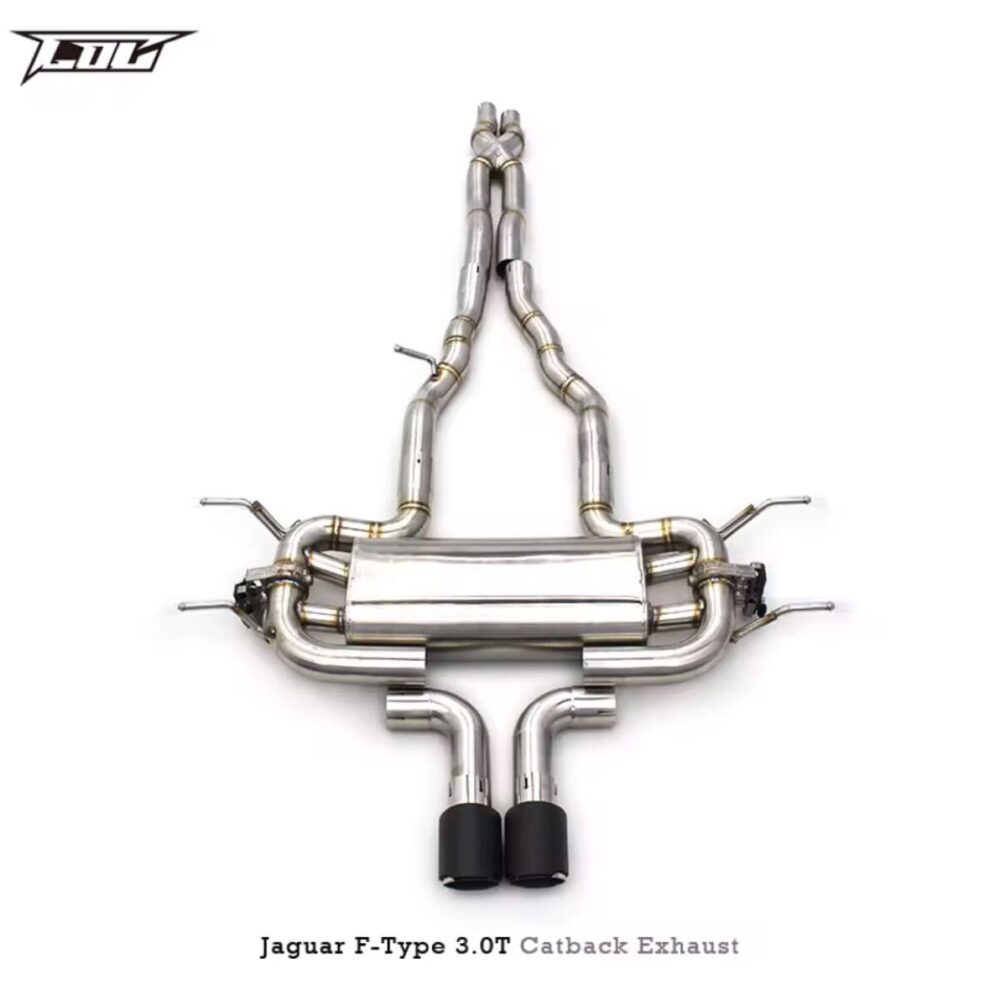 ★C.O.C★ Fタイプ 3.0 可変バルブ ハイパフォーマンスエキゾースト マフラー パイプ 中間 f-type 2.0 R P300 ジャガー