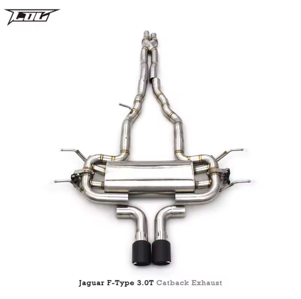 ★C.O.C★ Fタイプ 3.0 可変バルブ ハイパフォーマンスエキゾースト マフラー パイプ 中間 f-type 2.0 R P300 ジャガー