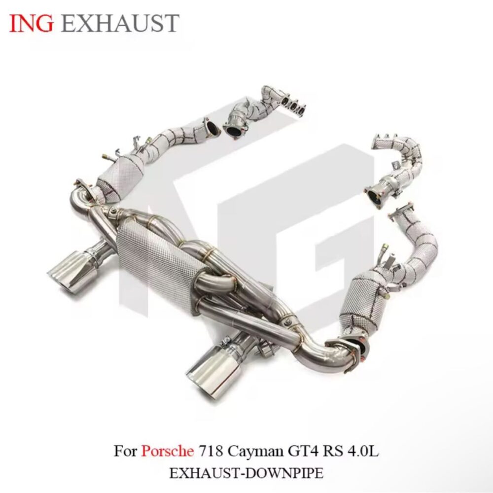★ING★ 718 ケイマン GT4 GTS RS 可変バルブ マフラー エキゾースト 4.0 ポルシェ PORSCHE cayman ステンレス