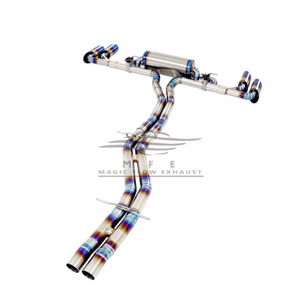 ★MFE★ ランボルギーニ ウルス 可変バルブ マフラー エキゾースト 中間 パイプ ミッド リアピース ダウンパイプ ②