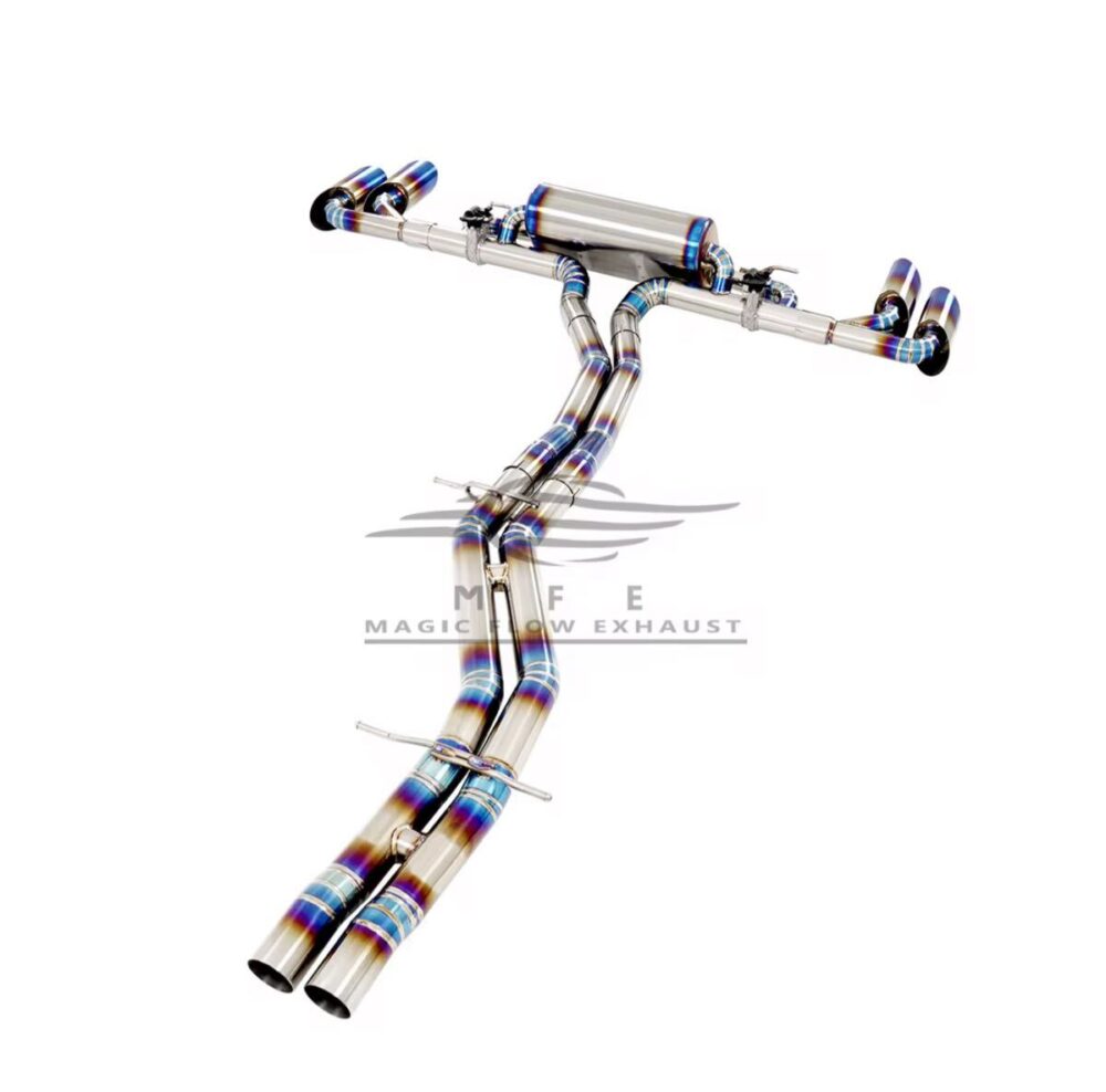 ★MFE★ ランボルギーニ ウルス 可変バルブ マフラー エキゾースト 中間 パイプ ミッド リアピース ダウンパイプ ②