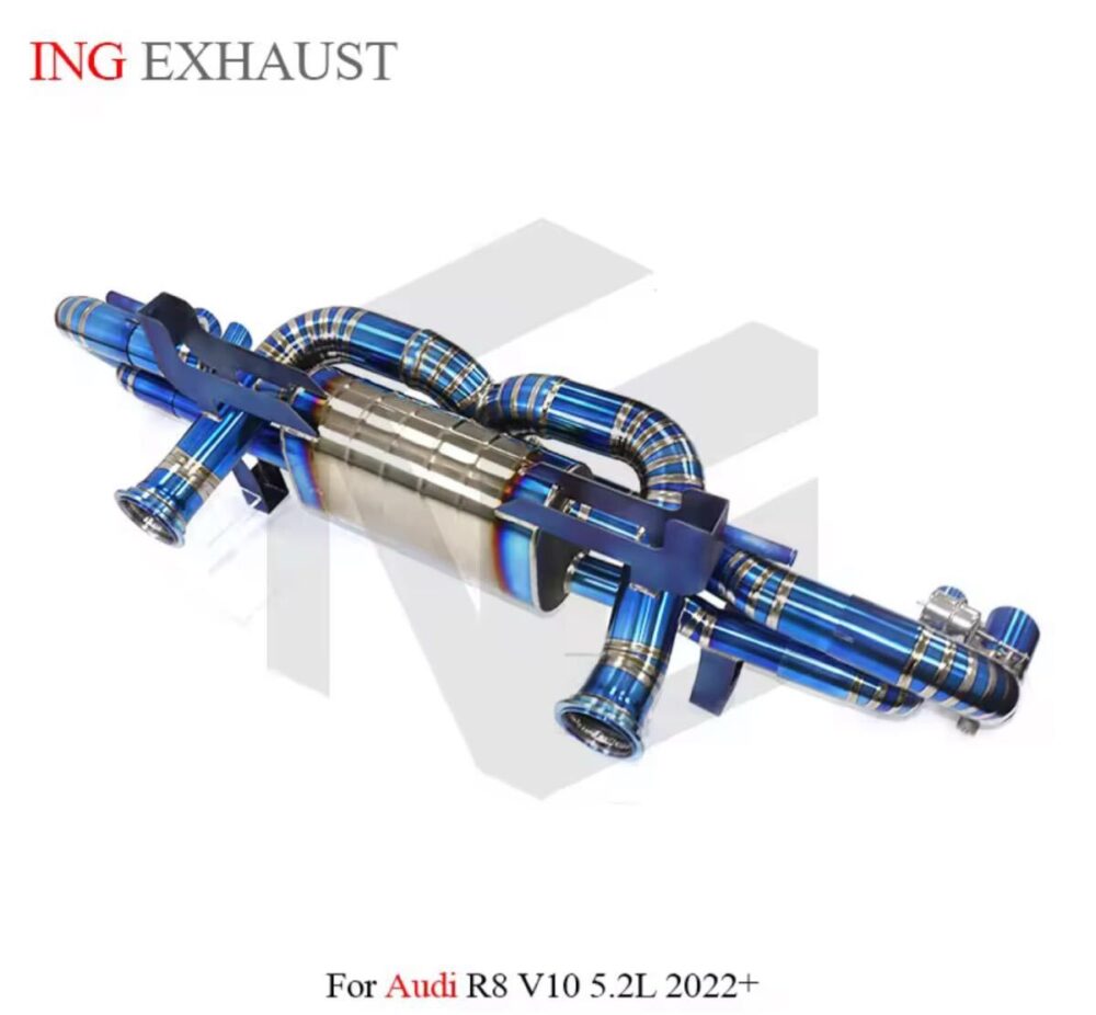 ★ING★ R8 V10 チタン 可変バルブ マフラー エキゾースト アウディ audi クワトロ 5.2
