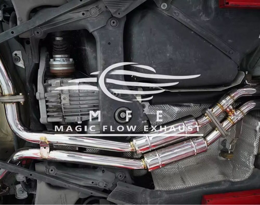★MFE★ A7 C7 3.0 可変バルブ マフラー エキゾースト 中間 パイプ ディフューザー リアピース ダウンパイプ 可変マフラー