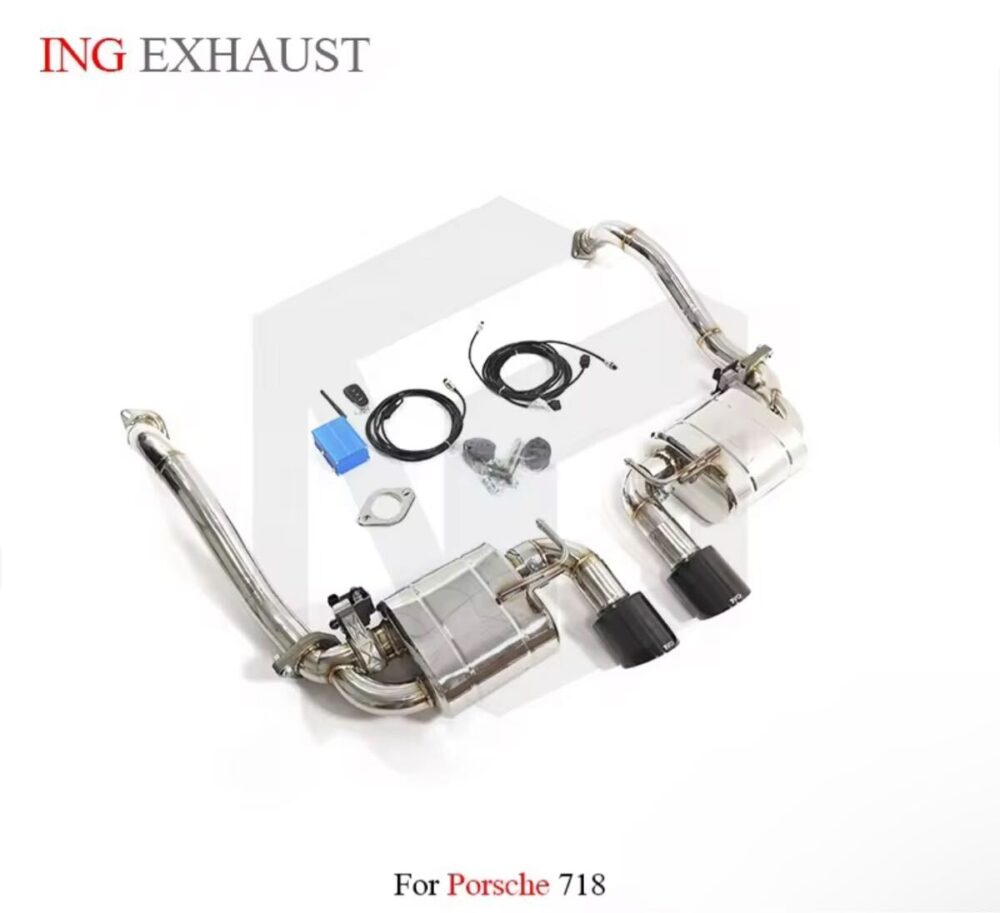★ING★ 718 ケイマン 可変バルブ マフラー エキゾースト ポルシェ PORSCHE cayman ボクスター