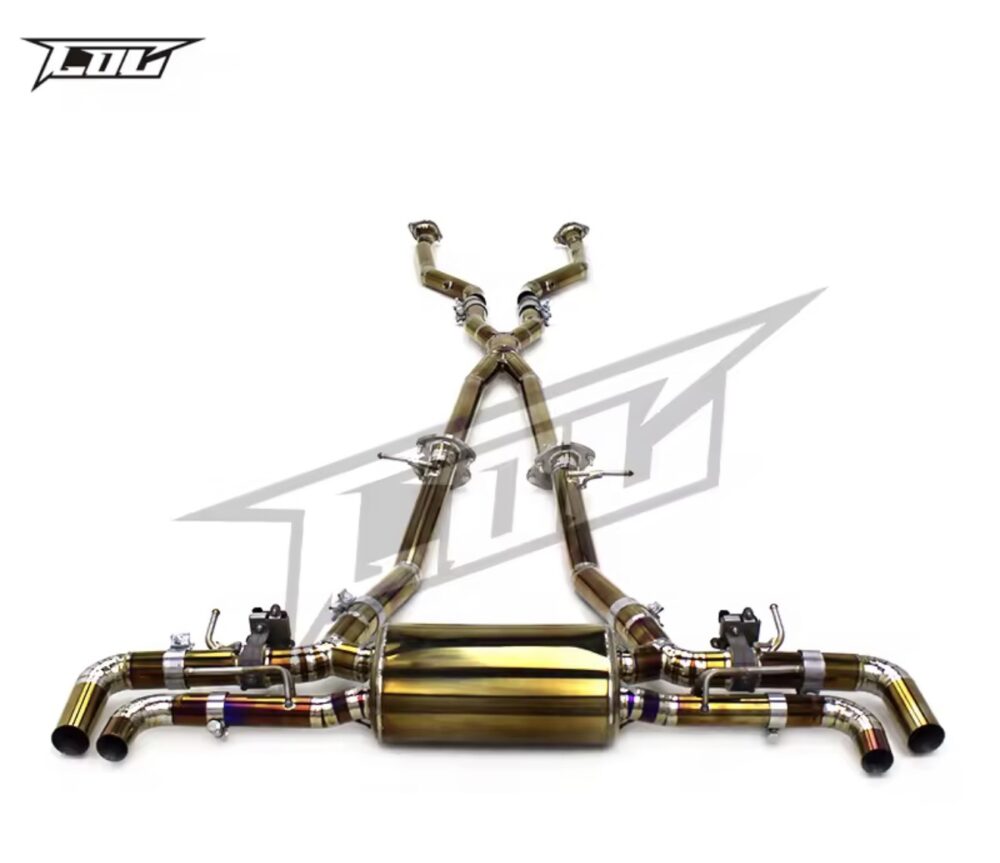 ★COC★ チタン LC500 LC500h 可変バルブ マフラー エキゾースト 中間 リアピース コンバーチブル gwz100 urz100 レクサス LC