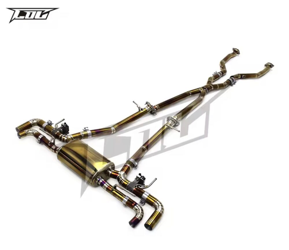 ★COC★ チタン LC500 LC500h 可変バルブ マフラー エキゾースト 中間 リアピース コンバーチブル gwz100 urz100 レクサス LC